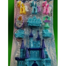 SET CASTILLO PONYS *3 BLISTER 9436