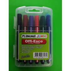 PLUMONES JUMBO OFFIESCO * 12